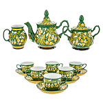 0021427  Хохлома СЕРВИЗ "ЛАНДЫШИ"  6 перс. (сливочник)