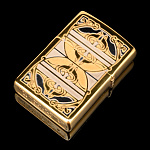 Зажигалка ZIPPO с позолотой. Златоуст