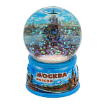 0073542 Сувенир ШАР (снег)  "МОСКВА" полистоун (095-45-21)