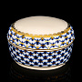 Шкатулка овальная "Кобальтовая сетка" ИФЗ, фотография 3. Интернет-магазин ЛАВКА ПОДАРКОВ