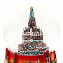 Сувенир новогодний снежный шар "Москва. Спасская башня", фотография 2. Интернет-магазин ЛАВКА ПОДАРКОВ