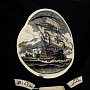 Панно из кости "Санта Мария - флагман каравана Колумба" 33,5 х 33,5 см, фотография 2. Интернет-магазин ЛАВКА ПОДАРКОВ