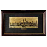 Офорт черно-белый "Большой Москворецкий мост. Кремль" 21х40 см