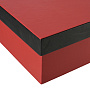 Подарочная упаковка из экокожи красная 30х30х10 см, фотография 3. Интернет-магазин ЛАВКА ПОДАРКОВ