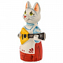 Фарфоровая статуэтка "Кошка с балалайкой", фотография 2. Интернет-магазин ЛАВКА ПОДАРКОВ