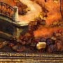 Картина янтарная "Золотая осень. Мостик в парке" 40х30 см, фотография 4. Интернет-магазин ЛАВКА ПОДАРКОВ