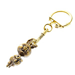 0056224 Сувенир БРЕЛОК "ПЯТАЧОК С ШАРИКОМ" Бронза