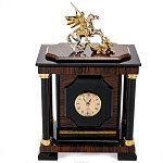 Часы-сейф из натурального камня "Георгий Победоносец"