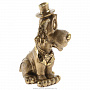 Скульптура интерьерная "Собачка в шляпе", фотография 6. Интернет-магазин ЛАВКА ПОДАРКОВ