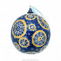 Новогодний елочный шар с росписью "Девочка и белочка", фотография 3. Интернет-магазин ЛАВКА ПОДАРКОВ