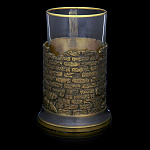 0012777 Подстаканник ХЛ Латунь с добавлением бронзы "СТЕНА"