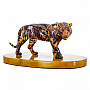 Скульптура из янтаря "Тигр малый", фотография 1. Интернет-магазин ЛАВКА ПОДАРКОВ