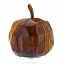 Скульптура из дерева с янтарем "Яблоко", фотография 5. Интернет-магазин ЛАВКА ПОДАРКОВ