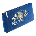 -2090000012088 Очечник тк.бархат Мод 249-1 Рис 2010 А разм 10*19*2 /тк.бархат т-синий /4.23.0