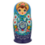 Матрешка "Розочка" 5 мест, фотография 2. Интернет-магазин ЛАВКА ПОДАРКОВ