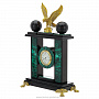 Часы каминные из малахита "Орел", фотография 2. Интернет-магазин ЛАВКА ПОДАРКОВ
