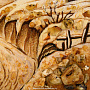 Картина янтарная "Зимний пейзаж. Домик" 40х60 см, фотография 4. Интернет-магазин ЛАВКА ПОДАРКОВ