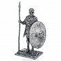 Оловянный солдатик "Римский вспомогательный пехотинец, 1 век н.э.", фотография 1. Интернет-магазин ЛАВКА ПОДАРКОВ