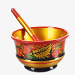 0032516-10*6см-без ложки Хохлома КРЕМАНКА в ассортименте