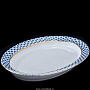 Блюдо овальное "Кобальтовая сетка". Форма "Молодежная". ИФЗ, фотография 2. Интернет-магазин ЛАВКА ПОДАРКОВ