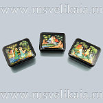 /12,*9*4,5см Художественная роспись Шкатулка "Сказки"   /65