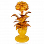 Сувенир из янтаря "Роза в вазе" 19,5 см, фотография 2. Интернет-магазин ЛАВКА ПОДАРКОВ
