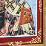 Икона на перламутре "Спиридон Тримифундский" 35х30 см, фотография 4. Интернет-магазин ЛАВКА ПОДАРКОВ
