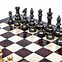 Подарочные шахматы с металлическими фигурами "Стаунтон" 48х48 см , фотография 2. Интернет-магазин ЛАВКА ПОДАРКОВ