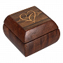 Деревянная шкатулка для кольца, фотография 1. Интернет-магазин ЛАВКА ПОДАРКОВ