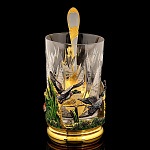 0046942/ХА Златоуст ПОДСТАКАННИК "УТКИ"литье-эмаль