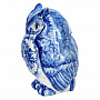 Скульптура "Филин". Гжель, фотография 2. Интернет-магазин ЛАВКА ПОДАРКОВ