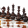 Шахматы из камня с янтарными фигурами, фотография 2. Интернет-магазин ЛАВКА ПОДАРКОВ