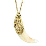 202917 АМУЛЕТ Клык волка, длина 5,5 см