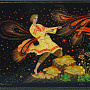 Панно с лаковой миниатюрой "Жар-птица" 42х21 см, фотография 2. Интернет-магазин ЛАВКА ПОДАРКОВ