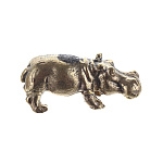 0072079 Бронза Статуэтка  "БЕГЕМОТ" 5*1,5*2см 