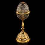 Пасхальное яйцо с жемчугом и фианитами. Златоуст