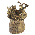 25830 Бронза КОЛОКОЛЬЧИК "Бременские музыканты"