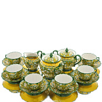 0021000/ВК/блюдце Хохлома Блюдце чайное с росписью 030300000001