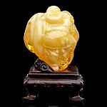 Статуэтка из натурального янтаря "Будда"