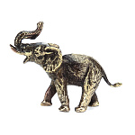 28015 Сувенир "СЛОН" бронза  h=4,5см, L=5,5 см