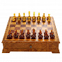 Шахматы в ларце из березового капа с янтарными фигурами, фотография 6. Интернет-магазин ЛАВКА ПОДАРКОВ
