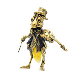 0045903/1358.1 Сувенир Кузнечик со скрипкой б/п Сувенир (белый)