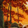 Картина янтарная "Лесной ручей" 75х55 см, фотография 3. Интернет-магазин ЛАВКА ПОДАРКОВ