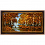 Картина янтарная "Пейзаж" 60х29 см, фотография 3. Интернет-магазин ЛАВКА ПОДАРКОВ