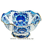 /№1/коб Гжель Сухарница №1 10*21см Авт. Алехин С.С.