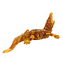 Статуэтка из янтаря "Крокодил", фотография 4. Интернет-магазин ЛАВКА ПОДАРКОВ