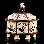 Шкатулка из бивня мамонта "Панда"