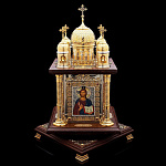 0060883 Златоуст ХРАМ НАСТОЛЬНЫЙ с иконами и молитвой, в П/У