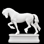 0032386/81.18591.00.1 ЛФЗ НАБОР ПОДАР. Конь Фризской породы " Белый" ТН1 Скульптура