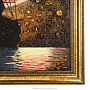 Картина янтарная "Закат и парусник" 60х80 см, фотография 4. Интернет-магазин ЛАВКА ПОДАРКОВ